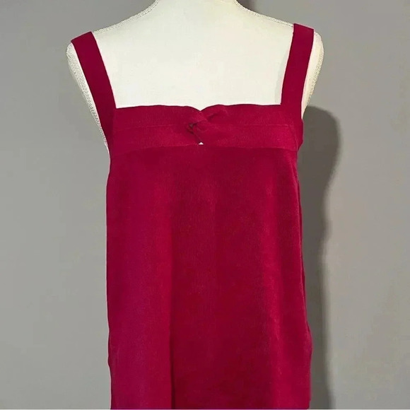 Sigrid Olsen 1X pink silk blend sweater tank with a cute front twist NWT - Picture 5 of 15